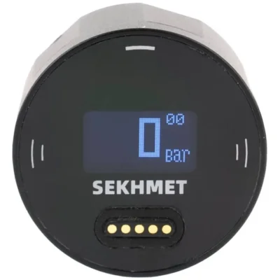 manómetro digital sekhmet 1/8 bsp negro 28 mm