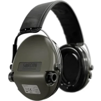 protector auditivo sordin supreme pro cuero verde