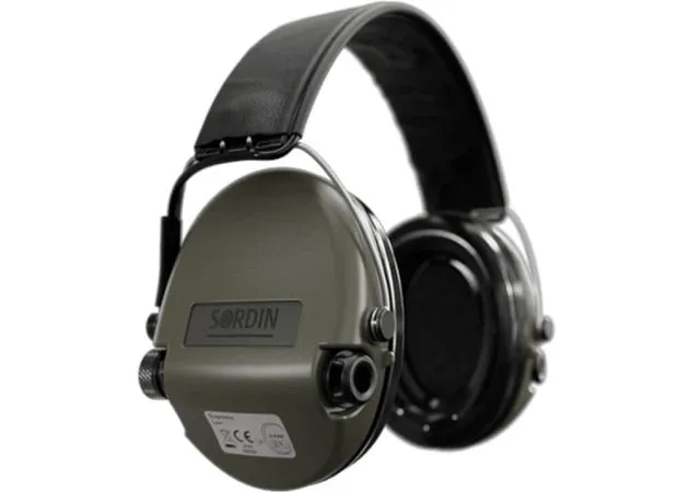protector auditivo sordin supreme pro cuero verde