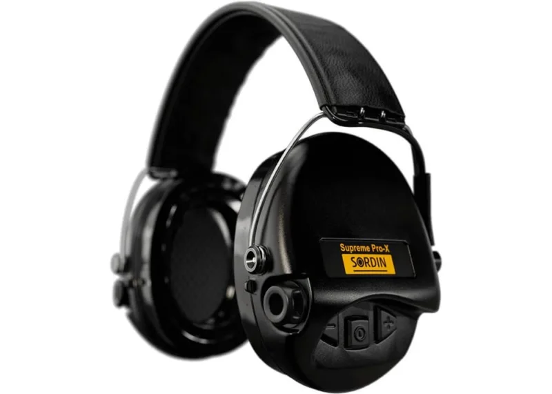 ear defender sordin supreme pro x led leather black 5 proteccion auditiva caza y defensa 3.webp