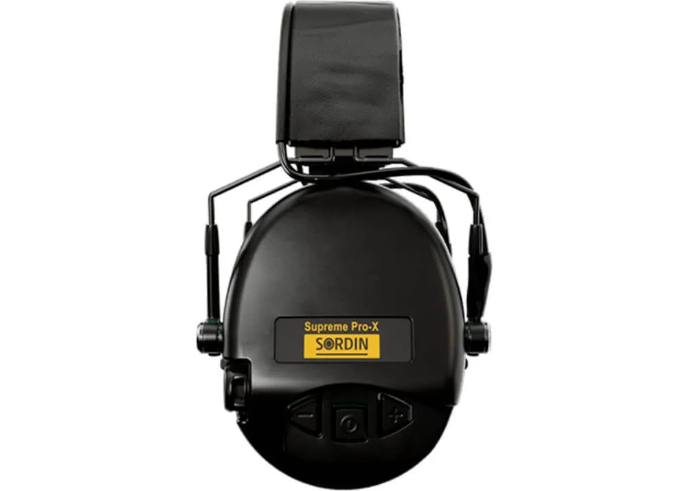 protector auditivo sordin supreme pro x slim sfa cuero negro