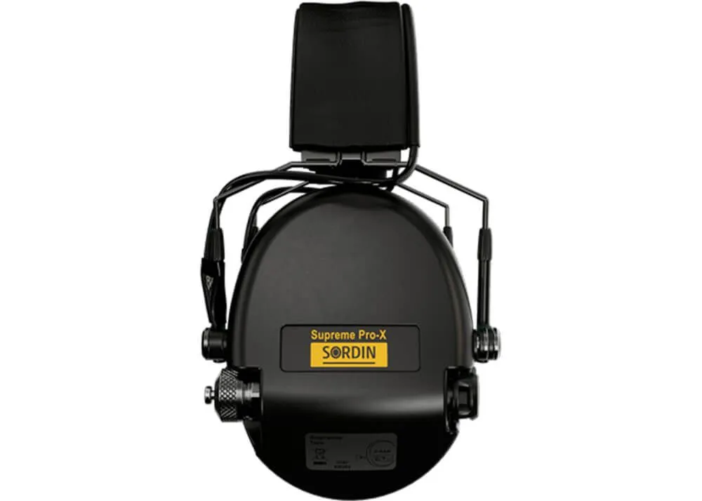 protector auditivo sordin supreme pro x slim sfa cuero negro
