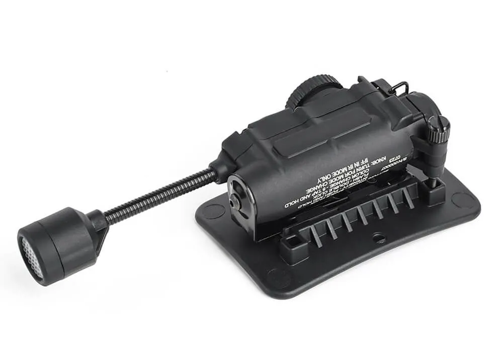 linterna wadsn sidewinder stalk luz para casco negro