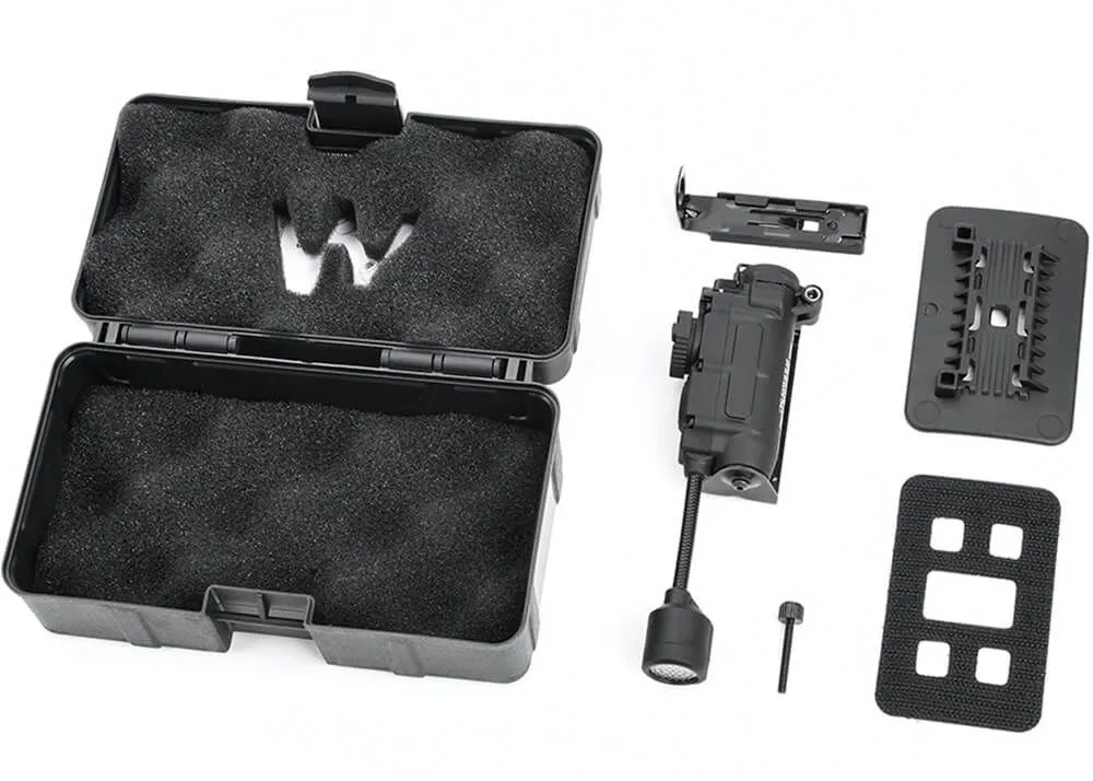 linterna wadsn sidewinder stalk luz para casco negro