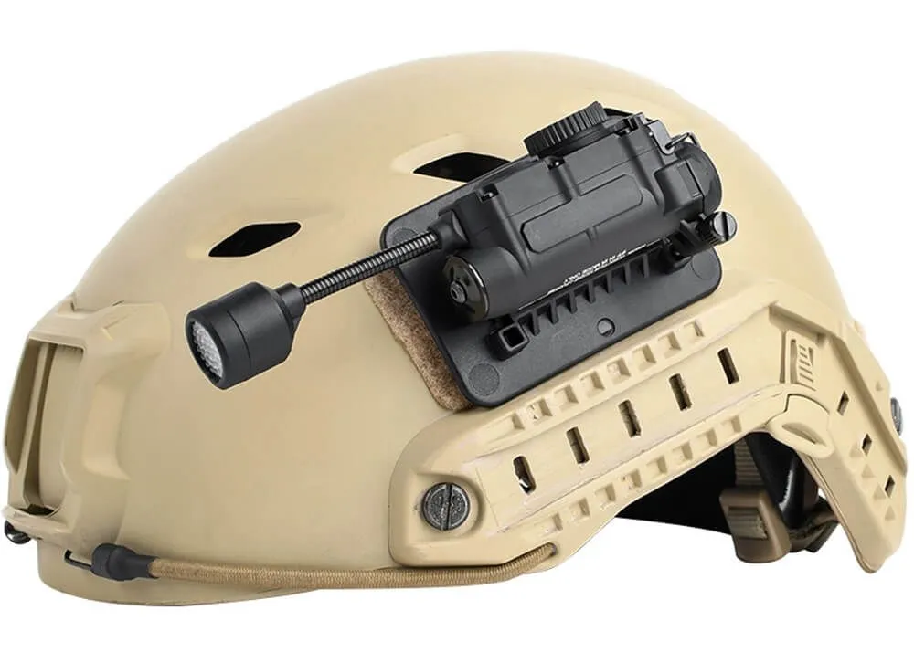 linterna wadsn sidewinder stalk luz para casco negro