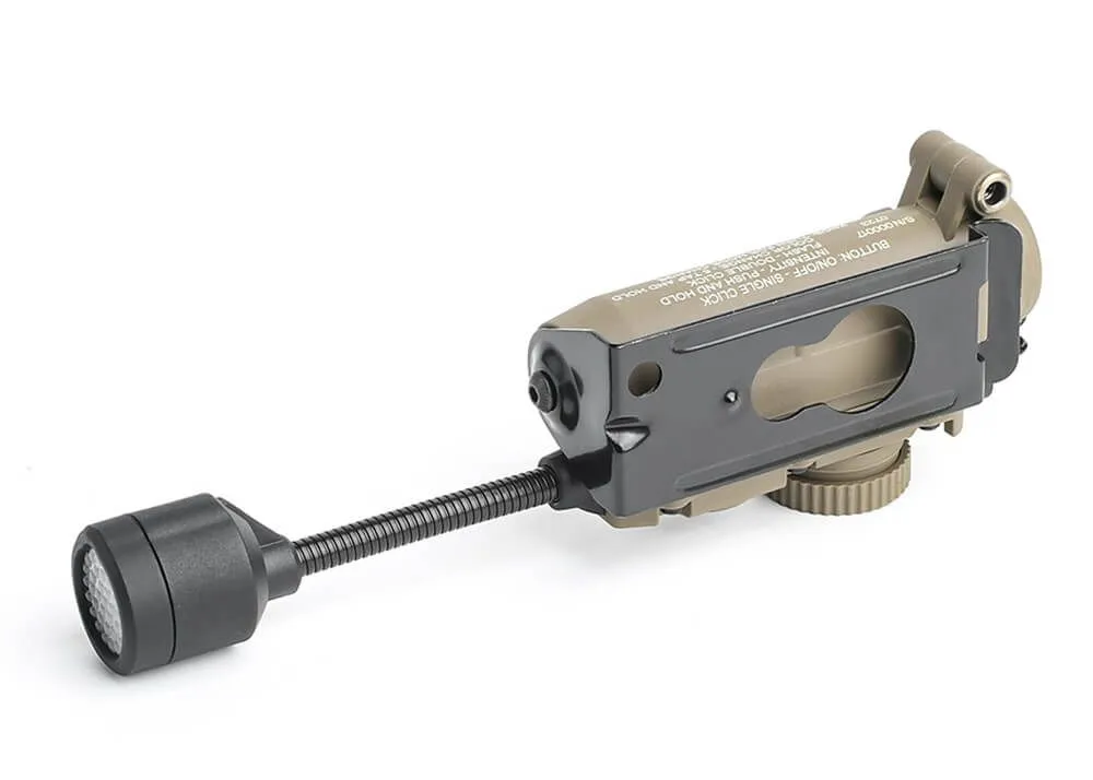 linterna wadsn sidewinder stalk luz para casco desierto