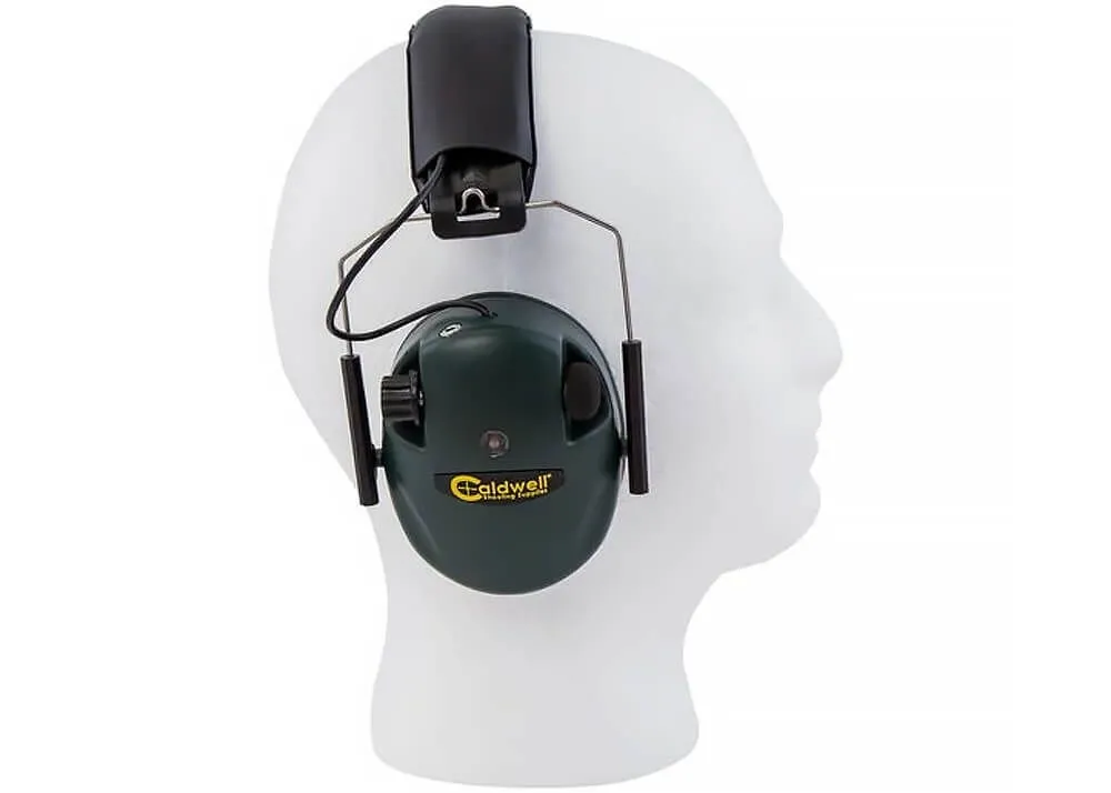 protector auditivo caldwell e max perfil bajo electrónico verde