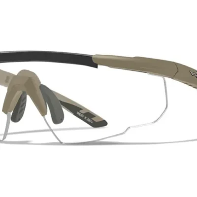 gafas wiley x sabre adv smoke/clear/rust tan frame