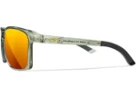 gafas wiley x alfa captivate polarizadas bronce espejo brillo cristal oliva claro/gris montura