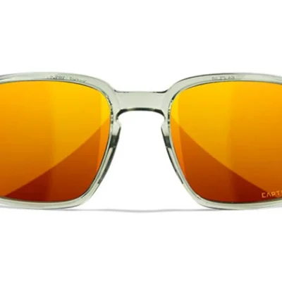 gafas wiley x alfa captivate polarizadas bronce espejo brillo cristal oliva claro/gris montura