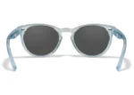 gafas wiley x covert lentes de espejo azul polarizadas captivate montura azul zafiro claro cristal brillante
