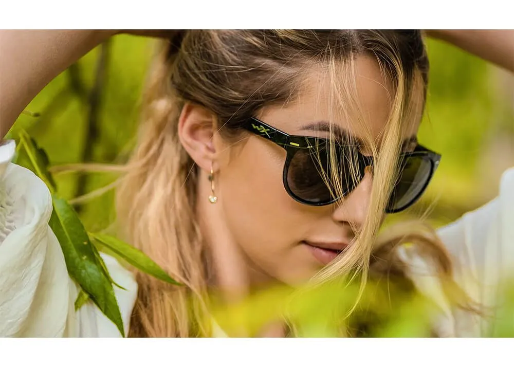 gafas wiley x covert lentes gris montura negro brillante