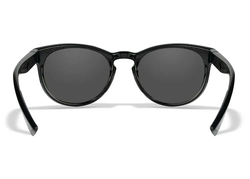 gafas wiley x covert lentes gris montura negro brillante