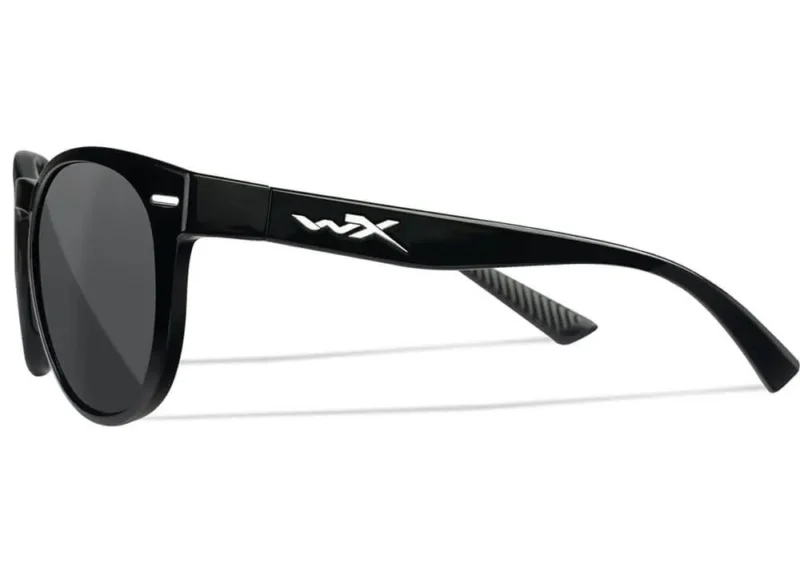 gafas wiley x covert lentes gris montura negro brillante