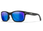 glasses wiley x helix captivate polarized blue mirror lenses matte black frame 7 proteccion ocular caza y defensa 3.webp