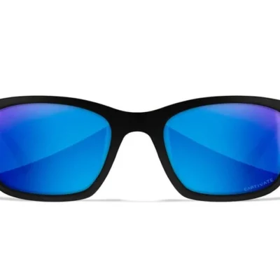 gafas wiley x helix lentes de espejo azul polarizadas captivate montura negra mate