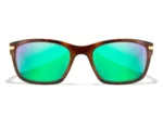 gafas wiley x helix lentes de espejo verde polarizadas captivate montura marrón brillante demi