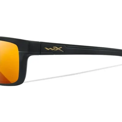 gafas wiley x kingpin lentes de espejo captivate polarizadas de bronce montura negra mate