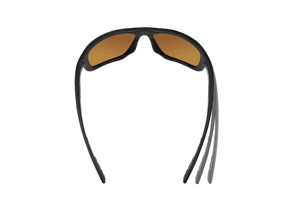 gafas wiley x kingpin lentes de espejo captivate polarizadas de bronce montura negra mate