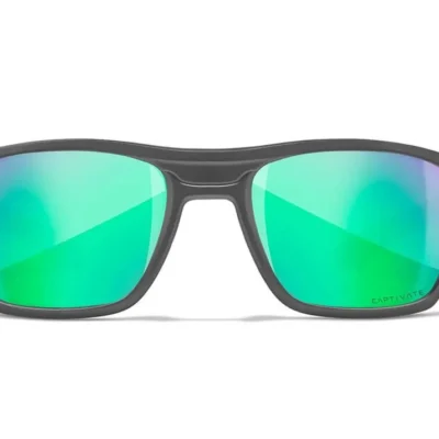 gafas wiley x kingpin lentes captivate polarizadas verde espejo montura grafito mate