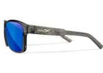 gafas wiley x trek lentes captivate polarizadas azul espejo montura cristal brillante gris oscuro