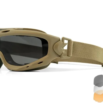 goggles wiley x spear smoke clear rust tan frame 5 proteccion ocular caza y defensa 5.webp