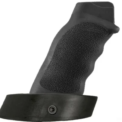 grip ergo tactical deluxe flat top palm shelf black 1 culatas y punos caza y defensa.webp