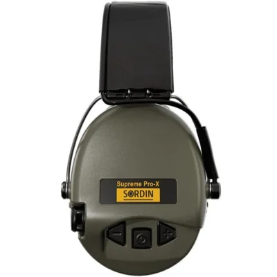 protector auditivo sordin supreme pro x cuero verde