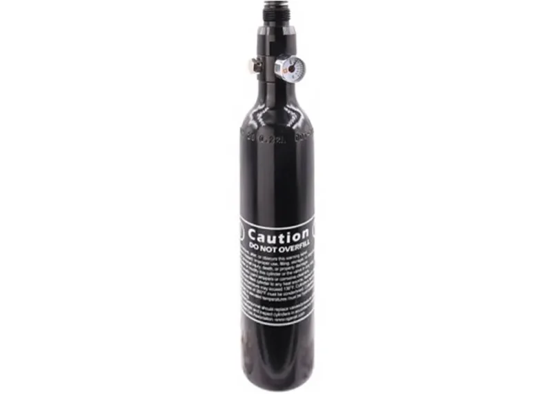 tanque hpa dominator 13/3000 aluminio 0,2 litros 207 bar con manómetro