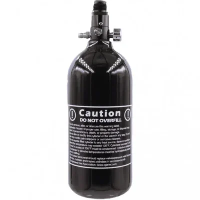 tanque hpa dominator 48/3000 aluminio 0,8 litros 207 bar con manómetro