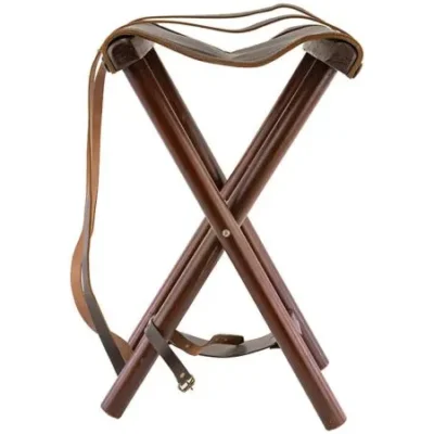 hunting stool 4 legged wood taburete caza y defensa.webp