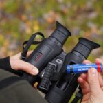 binoculares térmicos multiespectro con telémetro ir 940nm habrok hh35ln hikmicro