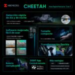 visor nocturno digital clip on cheetah c32f rn con emisor ir 940 nm hikmicro