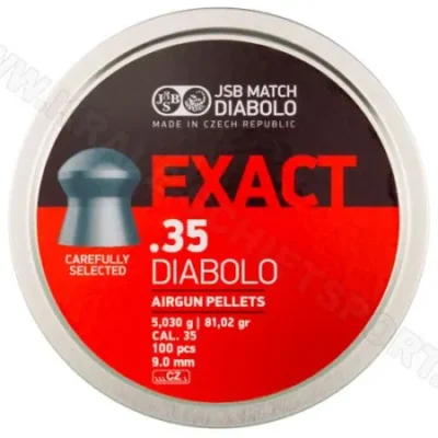 jsb .35 exact diabolo 81.02 grain 100 pcs balines caza y defensa.webp