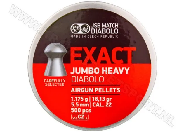 jsb exact diabolo jumbo heavy big box 5.52 mm 18 balines caza y defensa.webp jsb exact diabolo jumbo heavy big box 5.52 mm 18 balines caza y defensa.webp