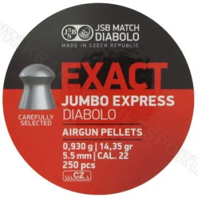 jsb exact diabolo jumbo express 5.52 mm 14.35 grain caza y defensa.webp