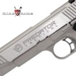 king arms predator iron shrike silver pistol 6mm gbb