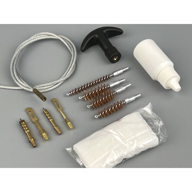kit limpieza cal 5, 5, 9mm y cal 40/45 estuche nailon
