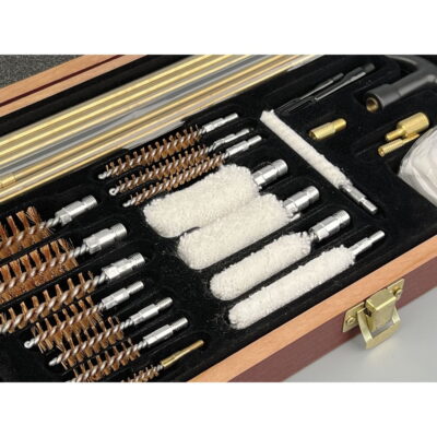 kit limpieza todos los calibres maleta madera