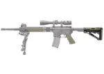 stock hogue ar15 omcb mil spec con empuñadura od verde