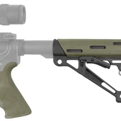 stock hogue ar15 omcb mil spec con empuñadura od verde
