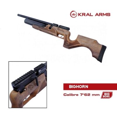 carabina pcp kral puncher bighorn cal. 7,62 mm