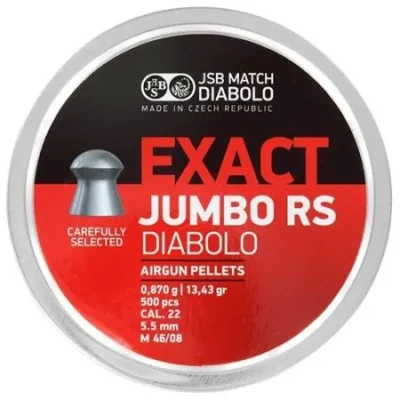 luchtdrukkogeltjes jsb exact jumbo rs 5.52 mm 500 balines caza y defensa.webp