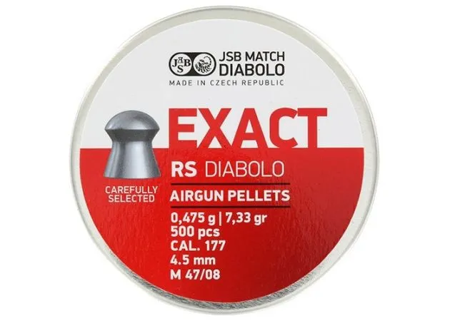 luchtdrukkogeltjes jsb exact rs 4.52 mm 7.33 grain 500 balines caza y defensa.webp luchtdrukkogeltjes jsb exact rs 4.52 mm 7.33 grain 500 balines caza y defensa.webp