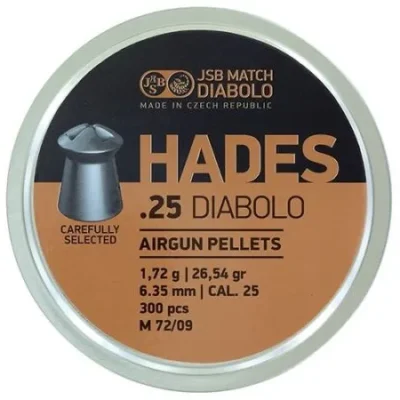 luchtdrukkogeltjes jsb hades 6.35 mm 26.54 grain balines caza y defensa.webp