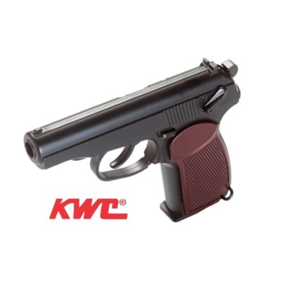 pistola kwc makarov pm full metal 4,5 mm co2 bbs acero. con blowback