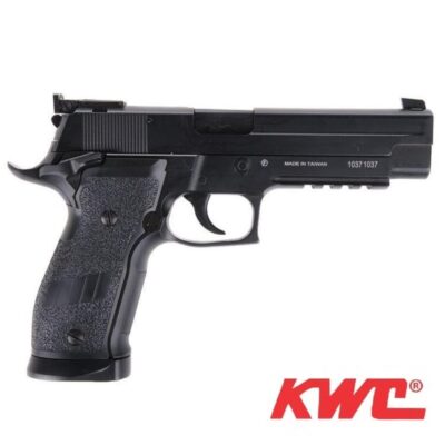 pistola kwc p9 full metal con blowback 4,5 mm co2 bbs acero