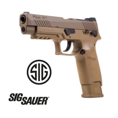 pistola sig sauer m17 asp coyote co2 4,5 mm balines / bbs acero blowback