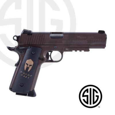 pistola sig sauer spartan co2 4,5 mm bbs acero blowback