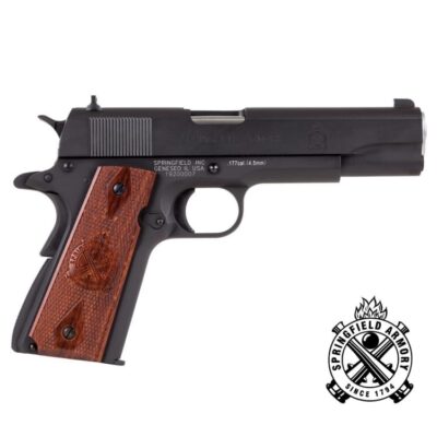 pistola springfield armory 1911 mil spec gral. patton blowback 4,5mm co2 bbs acero